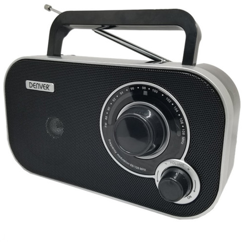 RADIO DENVER FM CON SINTONIZACION ANALOGICA NEGRA